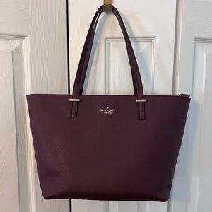 Kate Spade New York Burgundy Tote